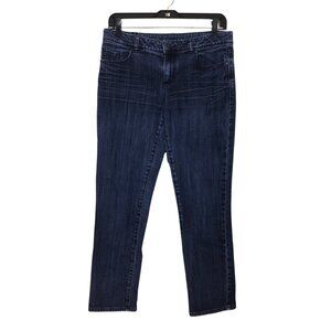LC Lauren Conrad Jeans Women’s 8 Blue Straight Leg Denim Stretch